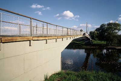 Lávka přes Berounku v Radotíně