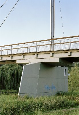 Lávka přes Berounku v Radotíně