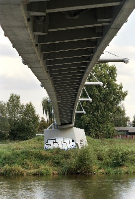 Lávka přes Berounku v Radotíně