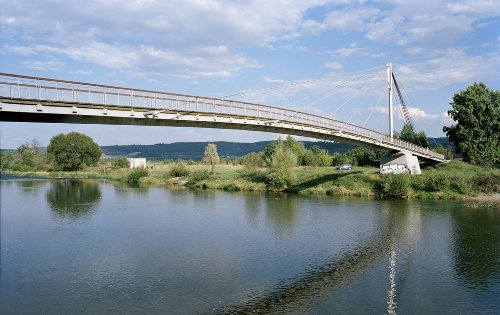 Lávka přes Berounku v Radotíně
