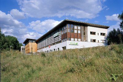 Továrna Megafyt ve Vraném nad Vltavou