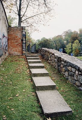 Cesta Jelením příkopem na Pražském hradě