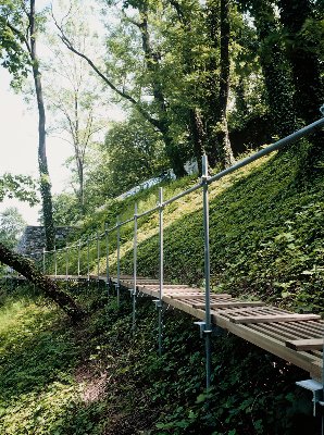 Cesta Jelením příkopem na Pražském hradě