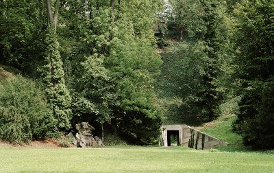 Cesta Jelením příkopem na Pražském hradě