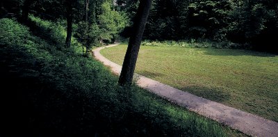 Cesta Jelením příkopem na Pražském hradě