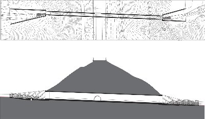 Cesta Jelením příkopem na Pražském hradě