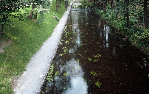 Úprava nábřeží řeky Loučné v Litomyšli