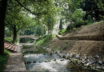 Úprava nábřeží řeky Loučné v Litomyšli