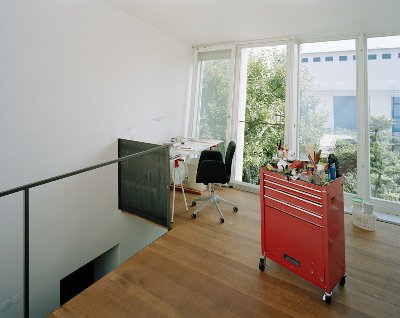 Přístavba ateliéru k rodinnému domu manželů Ševčíkových v Praze - Krči