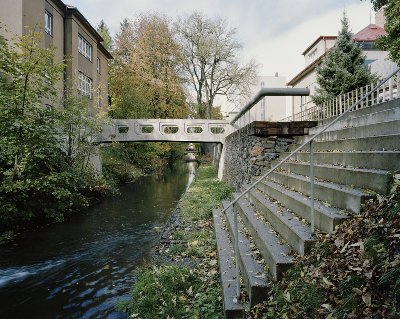 Úprava nábřeží řeky Loučné v Litomyšli