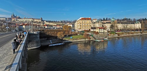 Interiér bytu, Kosárkovo nábřeží, Praha 1