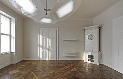 Interiér bytu, Kosárkovo nábřeží, Praha 1