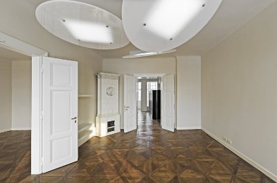 Interiér bytu, Kosárkovo nábřeží, Praha 1