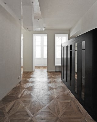 Interiér bytu, Kosárkovo nábřeží, Praha 1