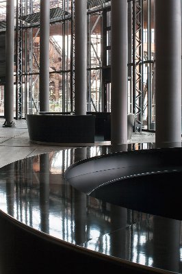 Konverze plynojemu v Národní kulturní památce v Dolní oblasti Vítkovice na multifunkční aulu GONG