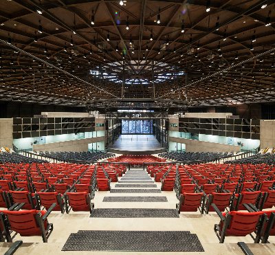 Konverze plynojemu v Národní kulturní památce v Dolní oblasti Vítkovice na multifunkční aulu GONG