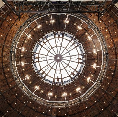 Konverze plynojemu v Národní kulturní památce v Dolní oblasti Vítkovice na multifunkční aulu GONG