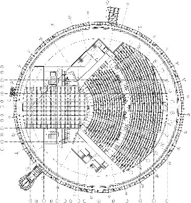 Konverze plynojemu v Národní kulturní památce v Dolní oblasti Vítkovice na multifunkční aulu GONG