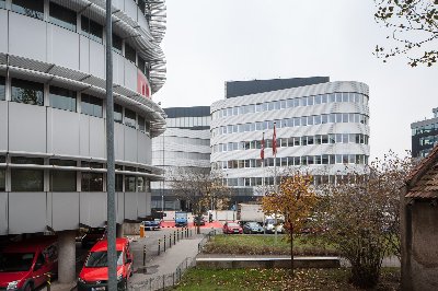 Palmovka Park II - ústředí Metrostavu v Praze Libni