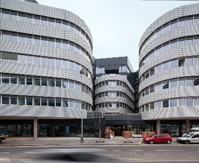 Palmovka Park II - ústředí Metrostavu v Praze Libni