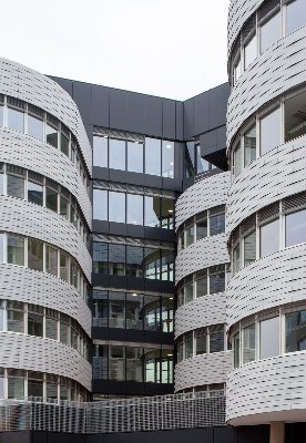 Palmovka Park II - ústředí Metrostavu v Praze Libni