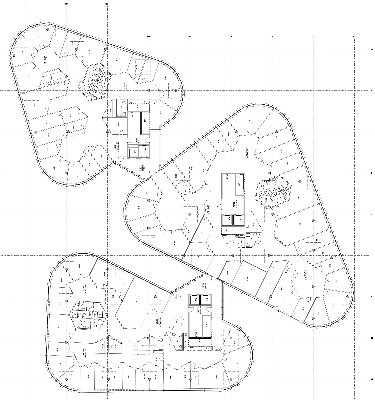 Palmovka Park II - ústředí Metrostavu v Praze Libni