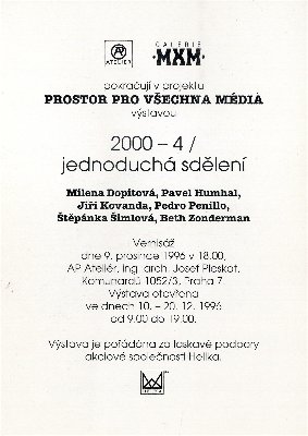 Milena Dopitová, Pavel Humhal, Jiří Kovanda, Pedro Penillo, Štěpánka Šimlová, Beth Zonderman