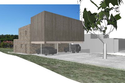 Rodinný dům s ateliérem, Míkovice