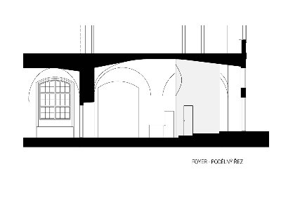 Foyer barokního refektáře - dominikánský klášter v Praze 1