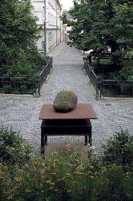 Aleš Veselý v prostorách Josefa Pleskota, Litomyšl