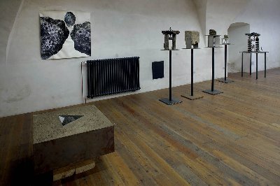 Aleš Veselý v prostorách Josefa Pleskota, Litomyšl