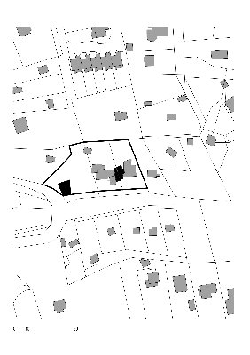 Spojení rodinných domů a vstupní objekt Hradištko